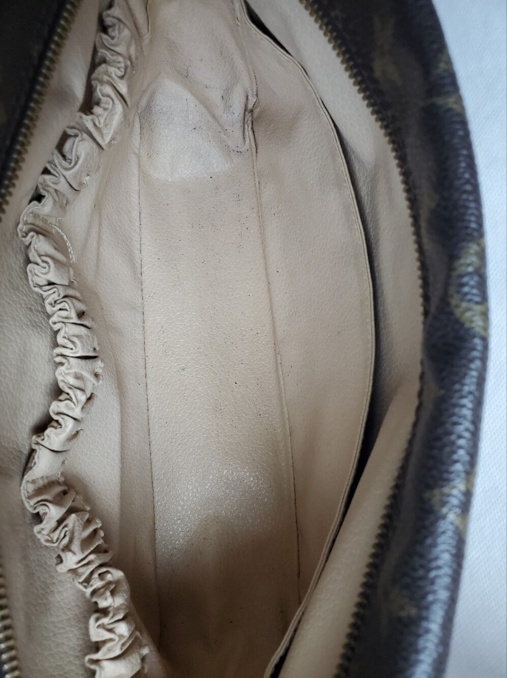 Louis Vuitton Monogram Bag - Dark Brown with Gold Motif - Picture 12 of 16